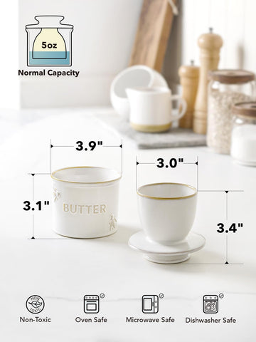 Press butter into LE TAUCI lid for air-free storage