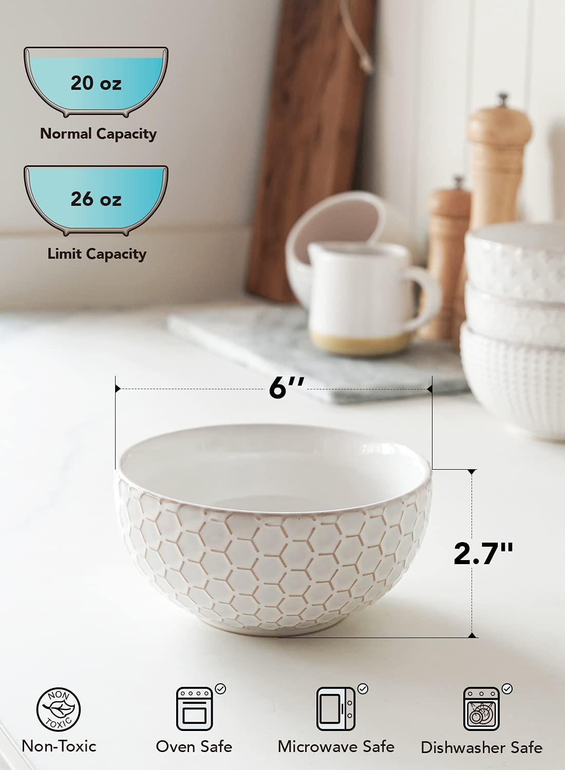 LE TAUCI dishwasher-safe bowls simplify cleanup after meals