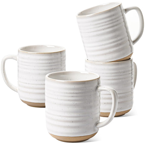 LE TAUCI 12oz arctic white set of four on display, ideal for gifting.