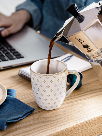 LE TAUCI compact 3.4-inch mug ideal for espresso and hot cocoa