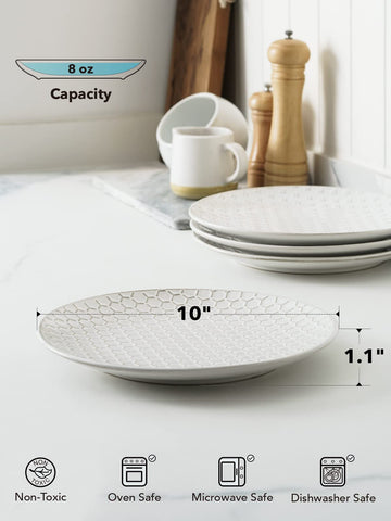 LE TAUCI plate in use during a casual dinner showing versatile daily dining.