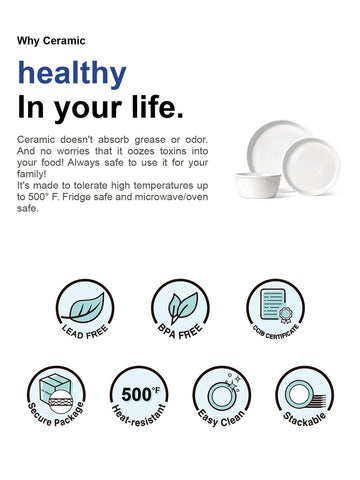 LE TAUCI Dishes Set gift-ready packaging makes a thoughtful present.