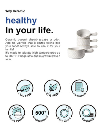 LE TAUCI dishwasher-safe, microwave-safe bowls for everyday use