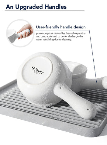 LE TAUCI dishwasher-safe bowls for quick cleanup after meals