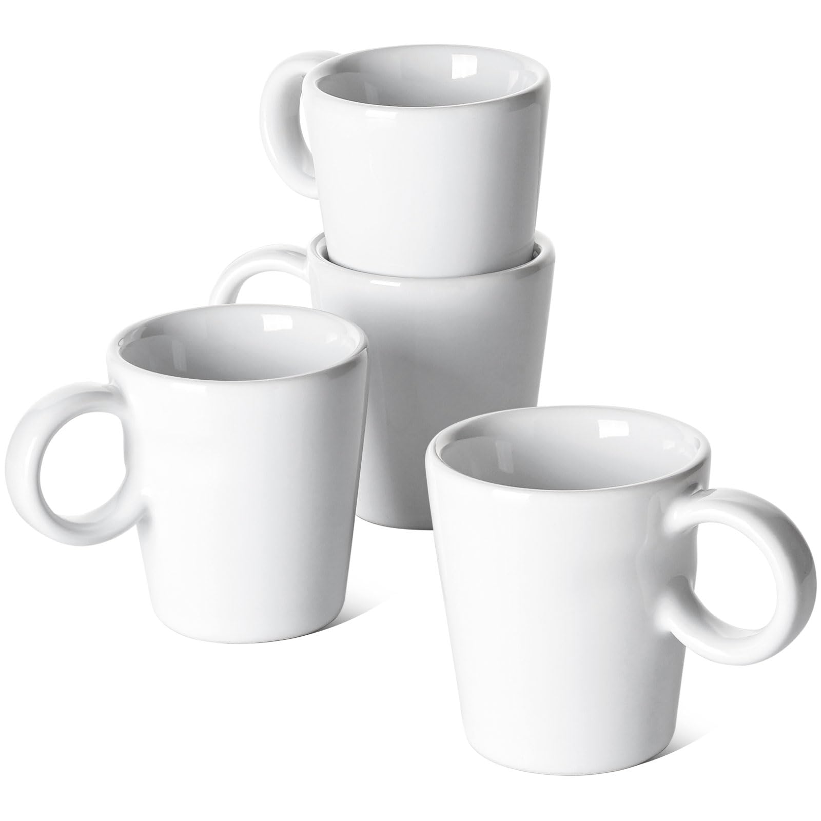 LE TAUCI 3 oz espresso cups set for authentic shots and compact storage