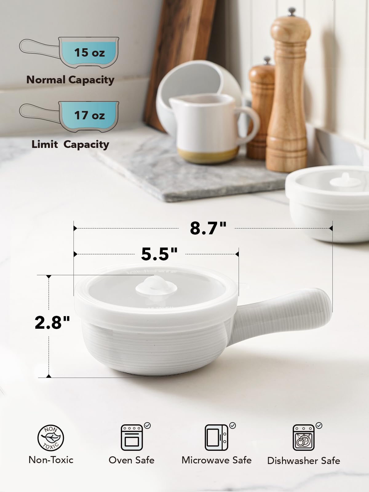 LE TAUCI silicone lid vent shows steam release for even heating
