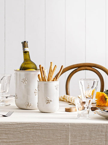 LE TAUCI gift-ready utensil holder set ideal for housewarmings and weddings.