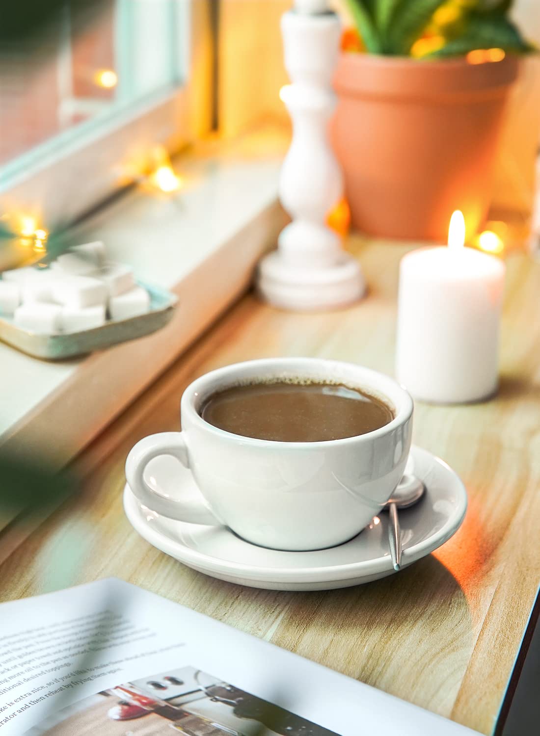 LE TAUCI heat-retention ceramic preserves temperature from first sip to last.