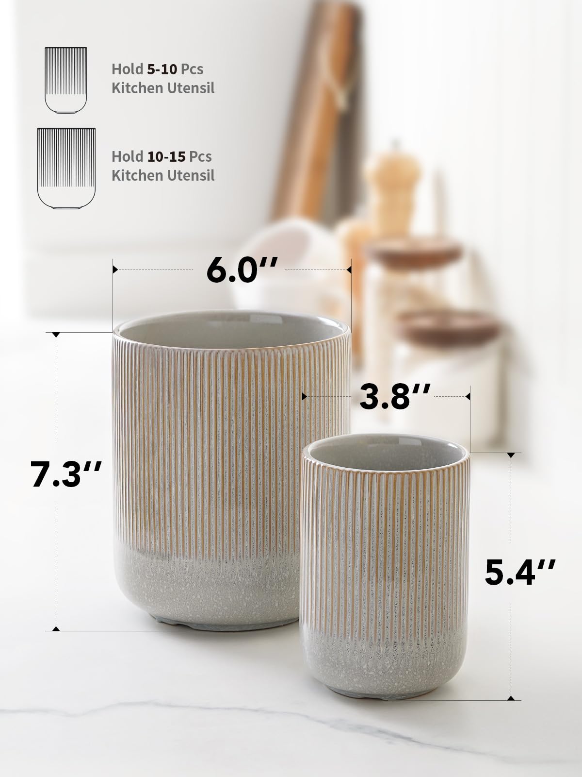 LE TAUCI rustic boho finish complements kitchen decor beautifully.