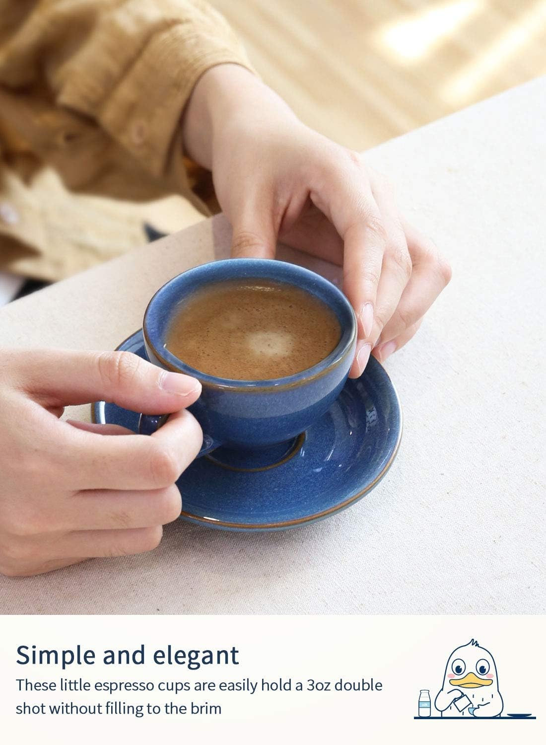 LE TAUCI latte art friendly cups support smooth crema and decorative designs.