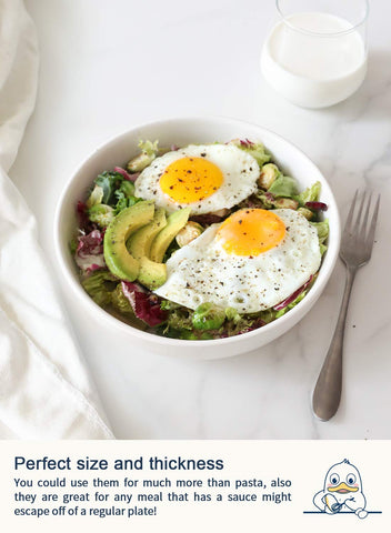 LE TAUCI microwave-safe ceramic bowls ensure quick meals with durable porcelain and safe heating.