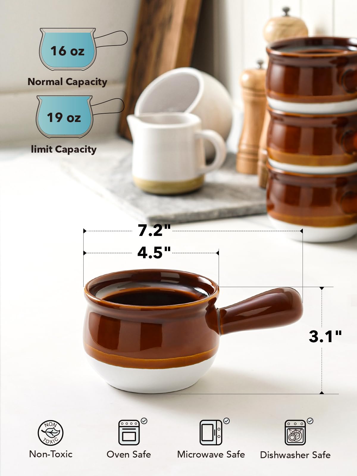 LE TAUCI microwave-safe bowls offer versatile reheating options