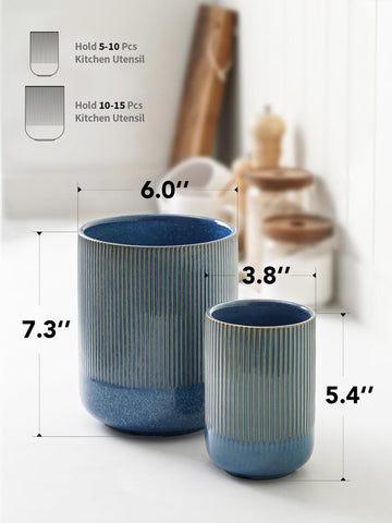 LE TAUCI pair offers vase or storage for hair tools and coffee pods.