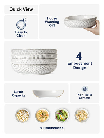 LE TAUCI stackable bowls save cabinet space in your kitchen.