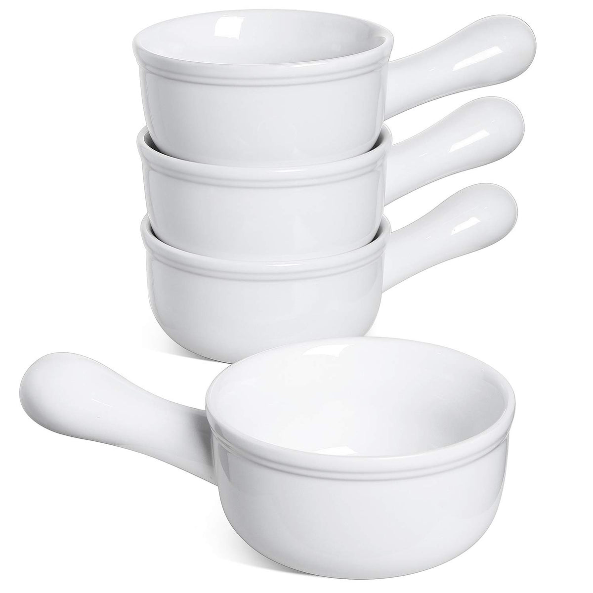 LE TAUCI onion soup bowl with handle for comfortable grip and serving