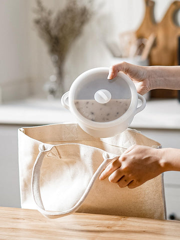 LE TAUCI stackable bowls save fridge space and simplify meal prep.