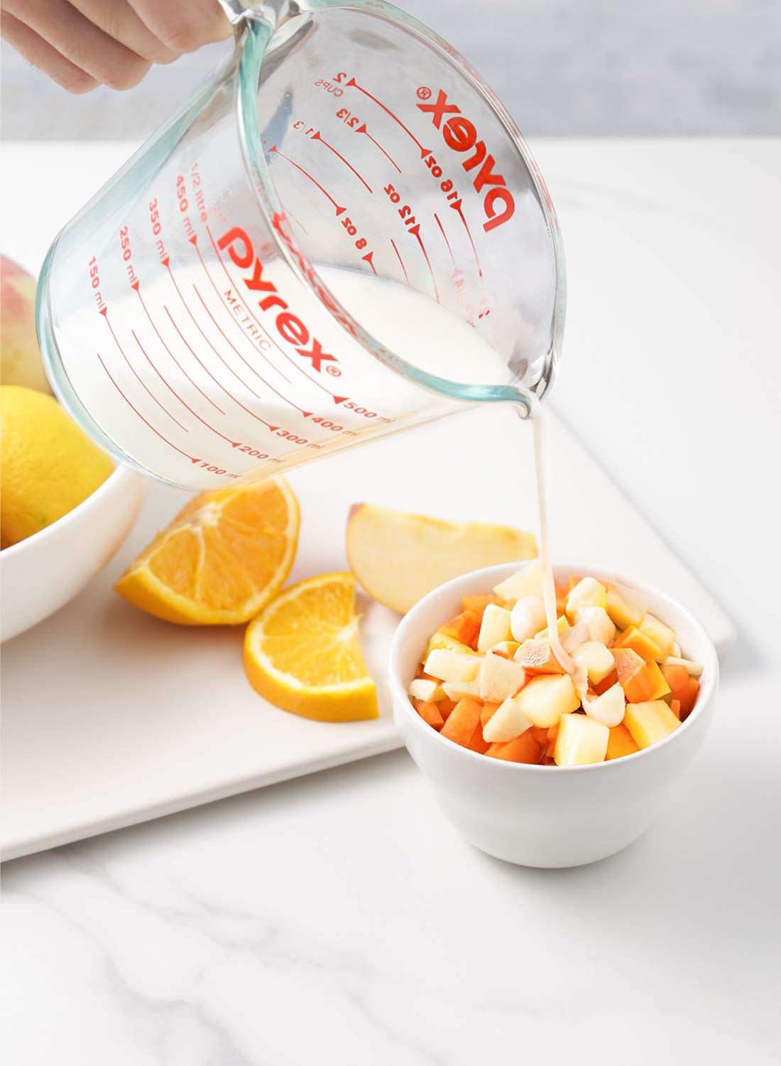 LE TAUCI stoneware bowls durable and lead free in white
