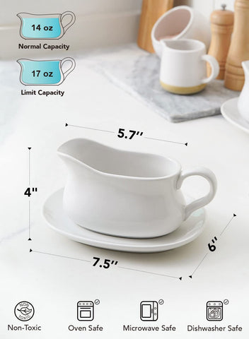 LE TAUCI stoneware ceramic 2-pack built for daily use