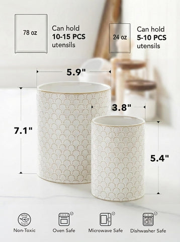 LE TAUCI high-temperature fired ceramic finish is durable and easy to clean.