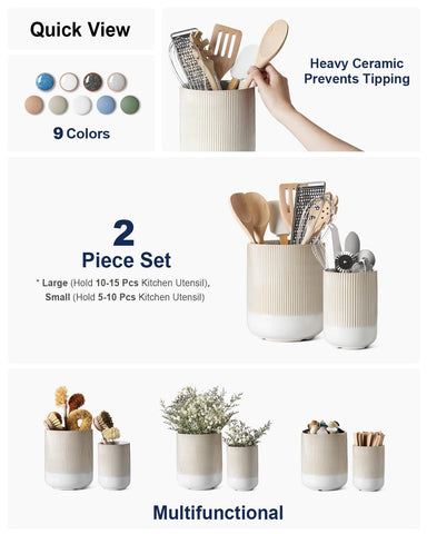 LE TAUCI large holder keeps spatulas within easy reach