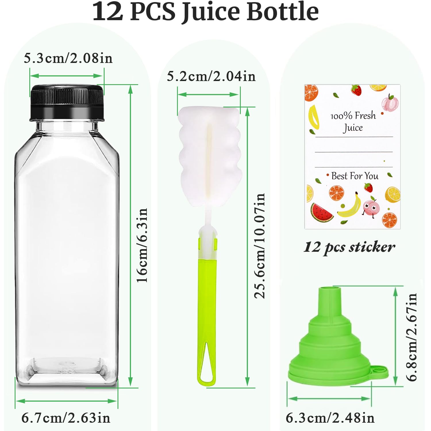 Leaflai tamper-evident cap provides airtight seal to keep drinks fresh.