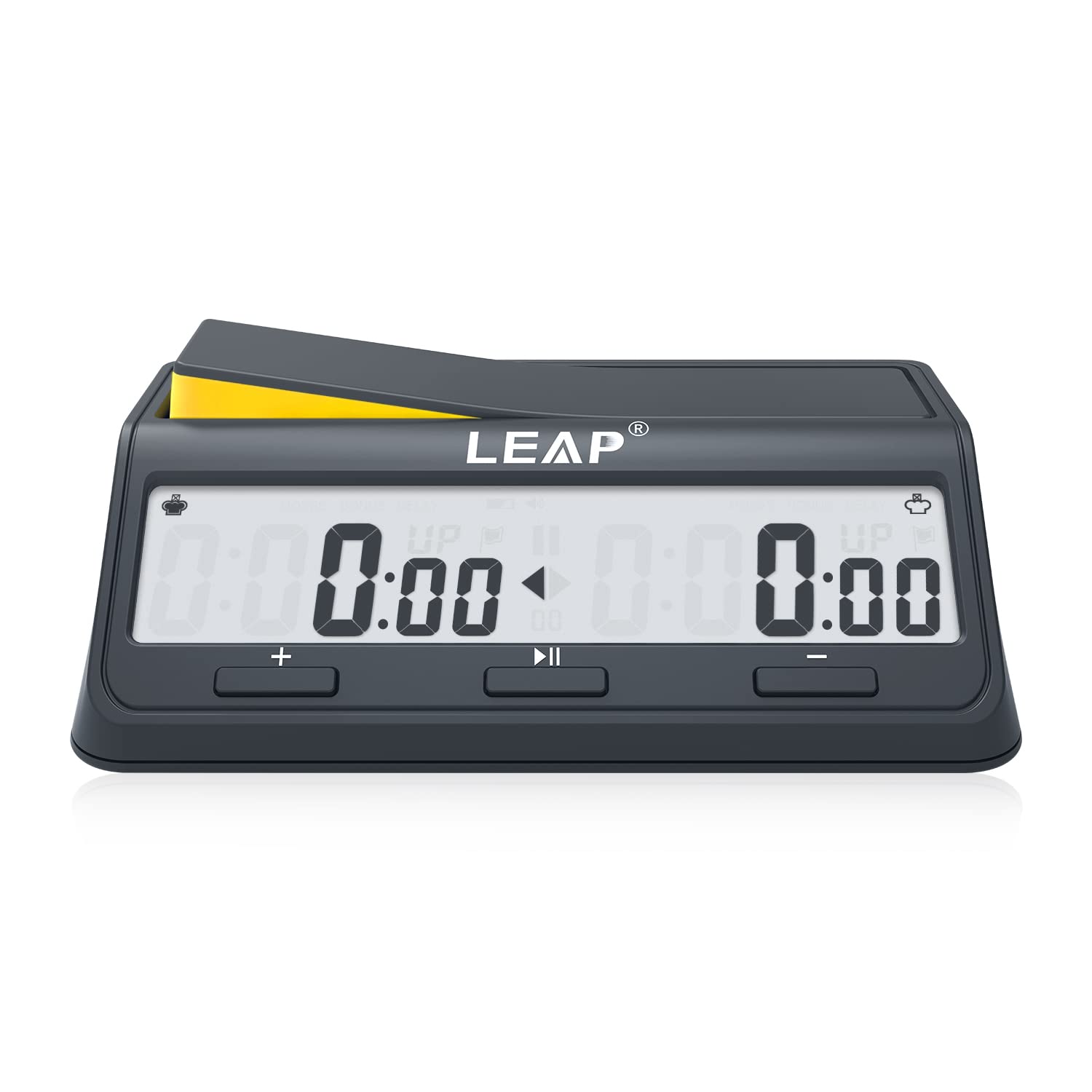 LEAP Chess Clock side ports enabling easy power connections.