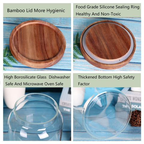 Leaves and Trees Y borosilicate glass is durable and freezer-safe.