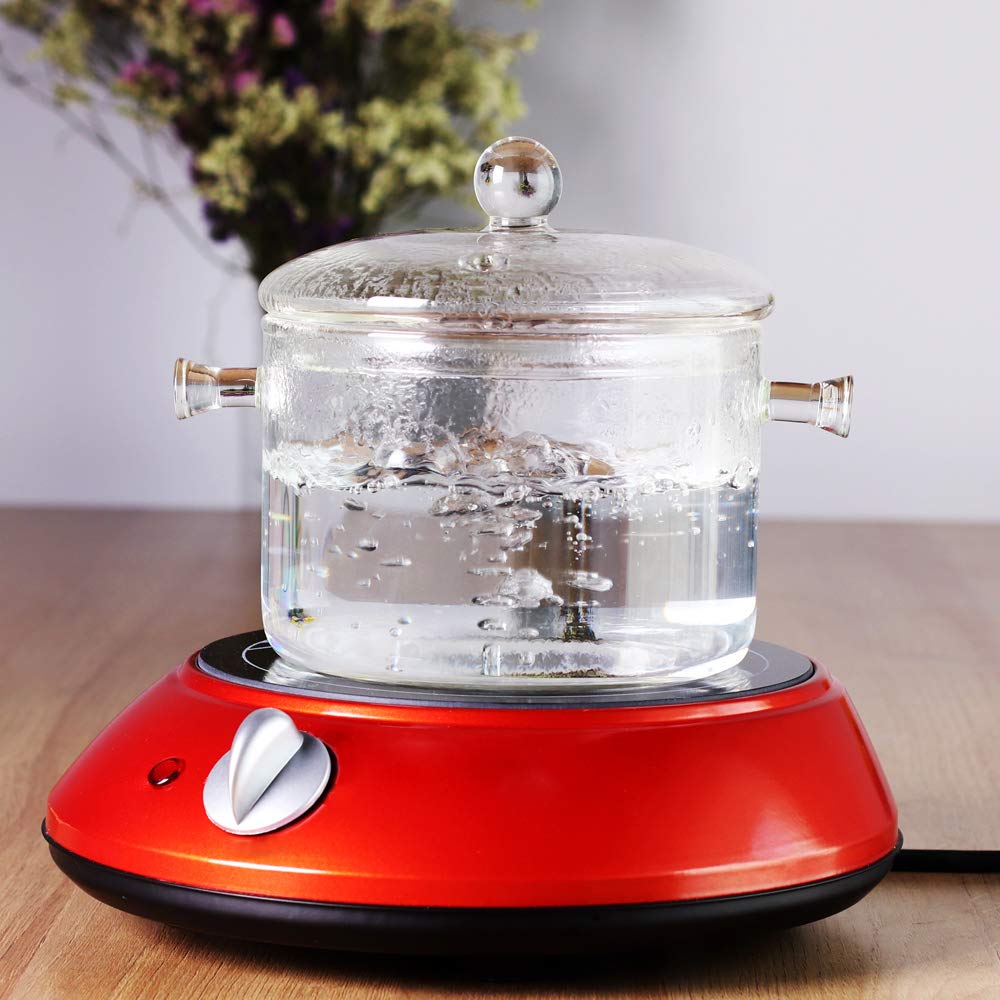 Leaves and Trees Y easy-clean glass pan resists stains and odors