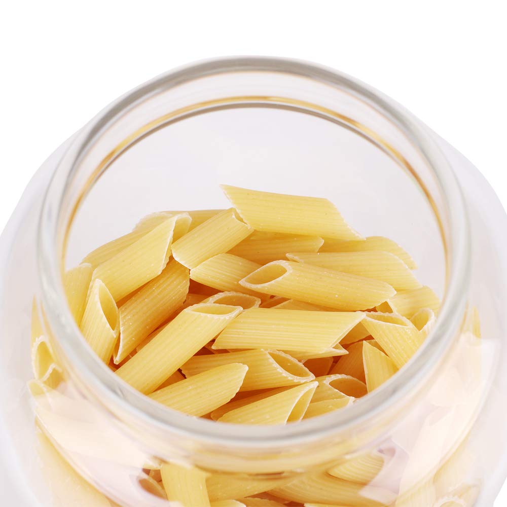 Leaves and Trees Y pantry jar displays ingredients stylishly while sealing aromas