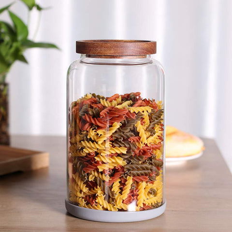 Leaves and Trees Y 2-pack storage jars keep cookies fresh and dry foods organized.