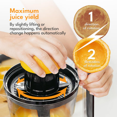 LEBENLANG non-slip feet keep the compact juicer stable during operation.
