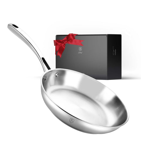 Lebof 12-inch pan with 5-ply base for even heat distribution