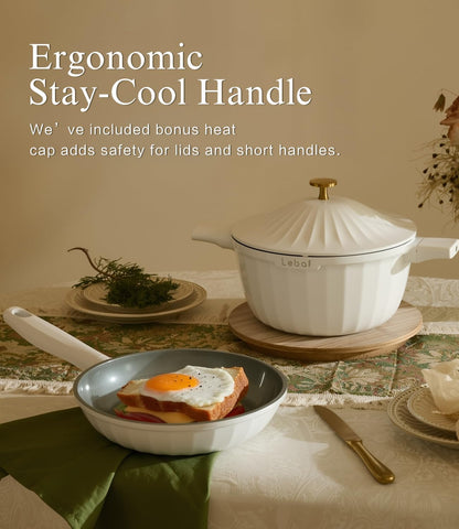 Lebof dual-sided spouts for easy pouring from either side