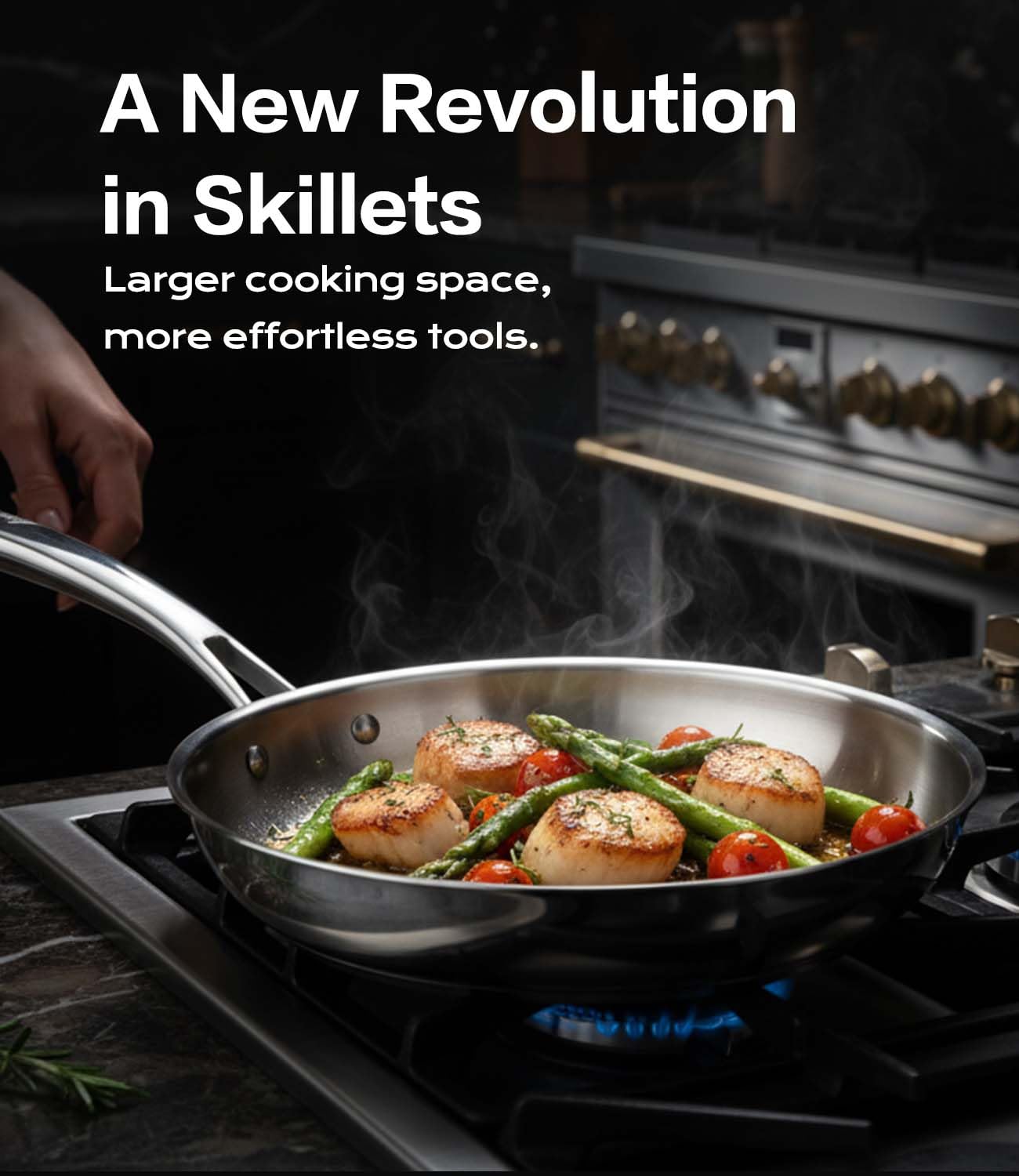 Lebof induction, gas, and electric compatibility for flexible cooking