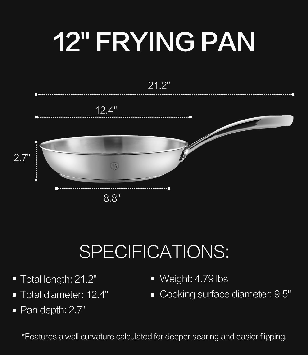Lebof PFAS-free stainless steel pan for healthier cooking