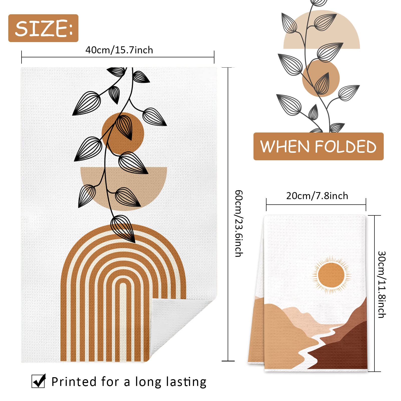 Lebsitey four-pack towel set blends style and practicality in kitchens.