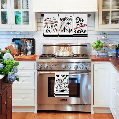Lebsitey kitchen towels absorbent microfiber deliver fast wipe-ups and low lint.
