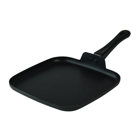 LECOOKING griddle pan on gas stove ready for quick meals