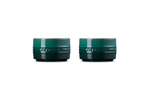 Le Creuset Artichaut straight-wall ramekin set for prep and serving.