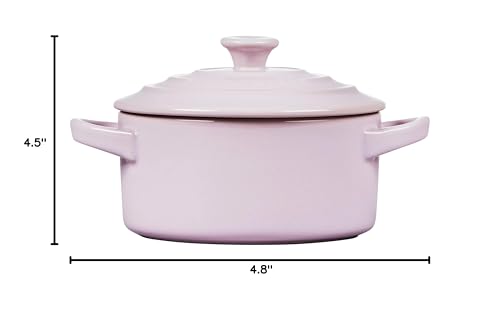 Le Creuset 8 oz cocotte ideal for individual desserts and portions