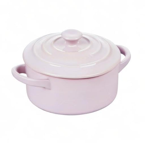 Le Creuset shallot glaze highlights color accent on table