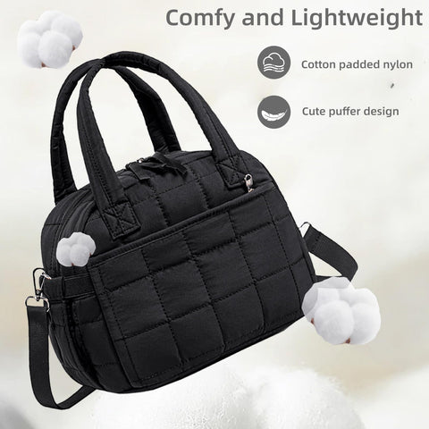 LEDAOU adjustable-strap lunch bag black ensures comfortable all day carrying.
