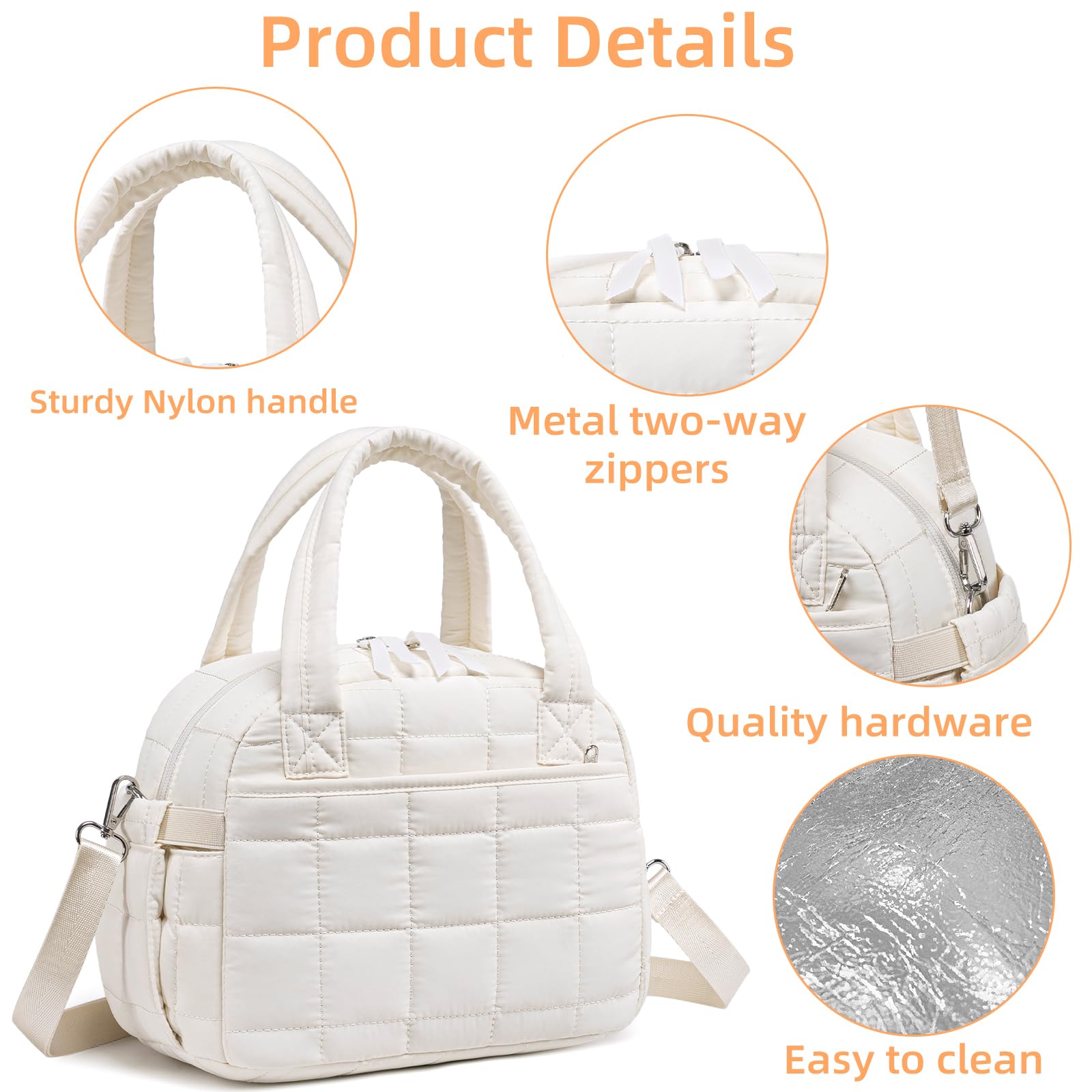 LEDAOU gift-ready lunch bag with chic design for special occasions