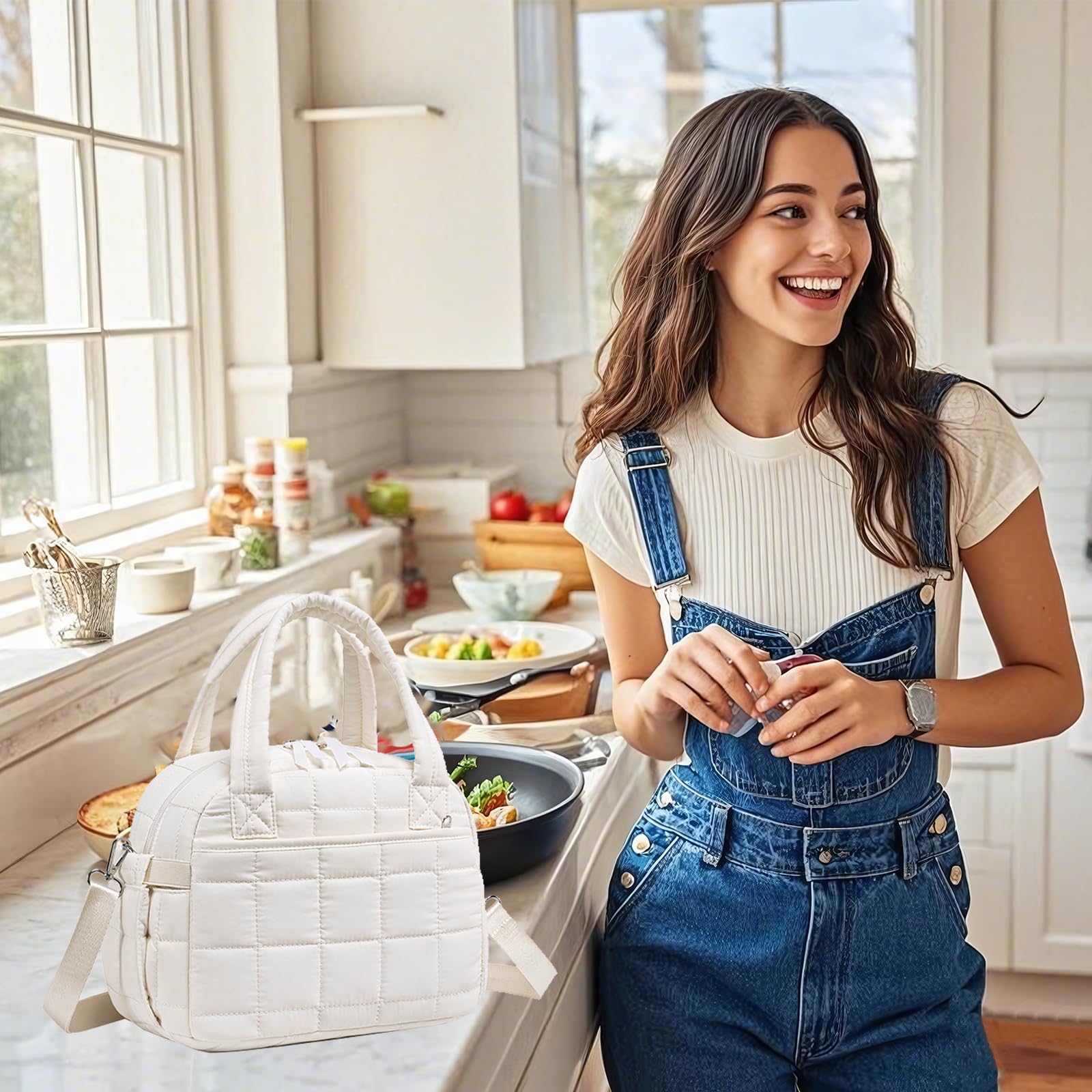 LEDAOU 4mm pearl foam insulation maintains warmth or freshness for hours