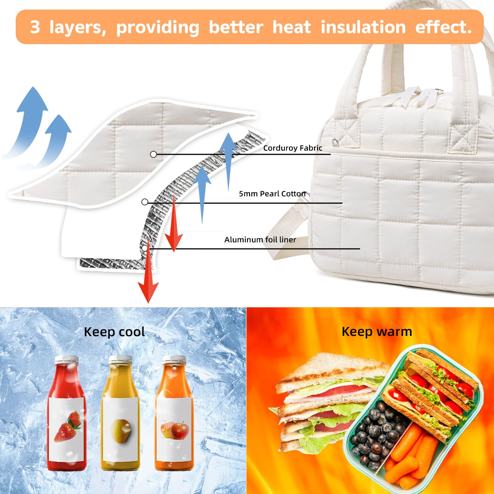 LEDAOU durable SBS zipper ensures smooth opening during busy days