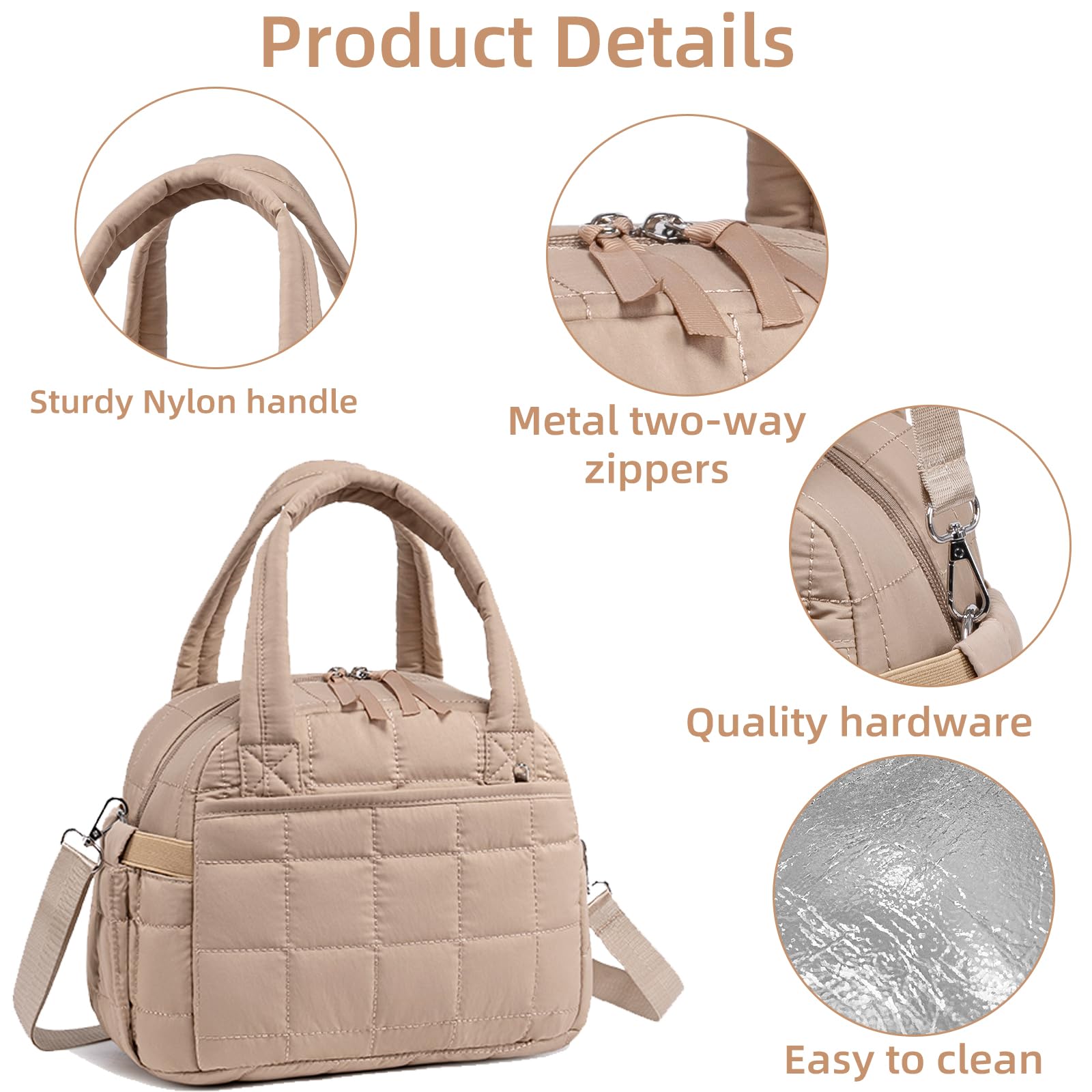 LEDAOU lunch bag gift-ready presentation, stylish and practical option