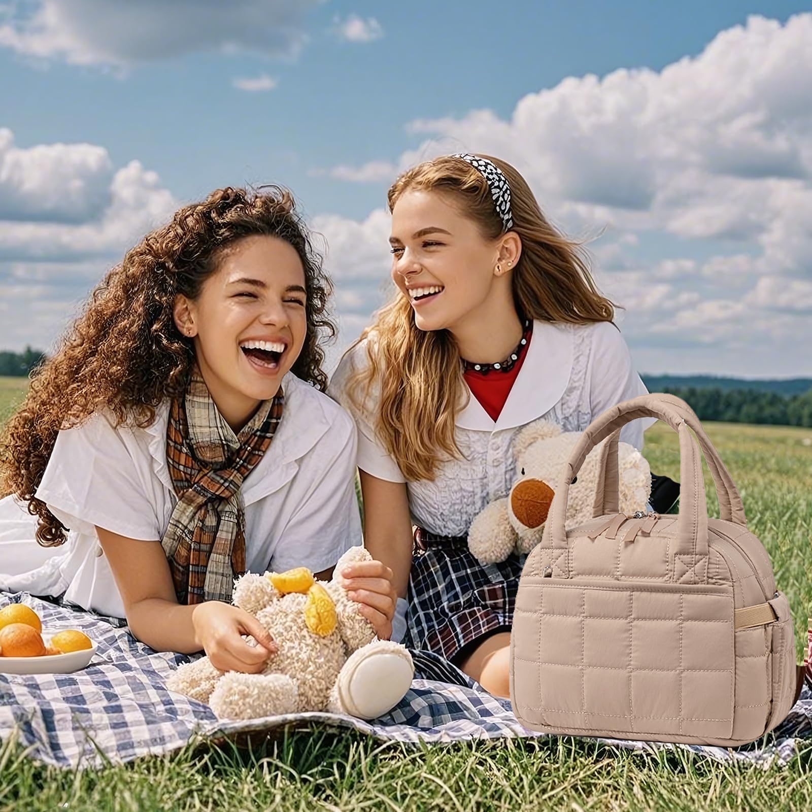 LEDAOU lunch box 10-liter capacity showing roomy interior and organization