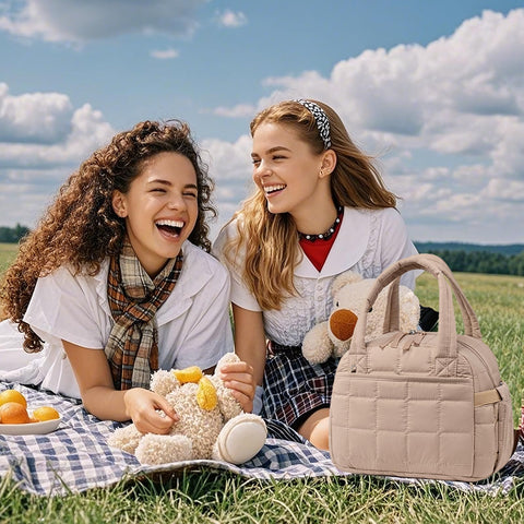 LEDAOU lunch box 10-liter capacity showing roomy interior and organization