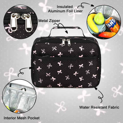 LEDAOU versatile lunch bag doubles as a small cooler for snacks.