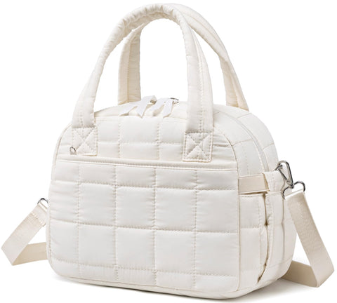 LEDAOU lunch box with quilted exterior for stylish daily use
